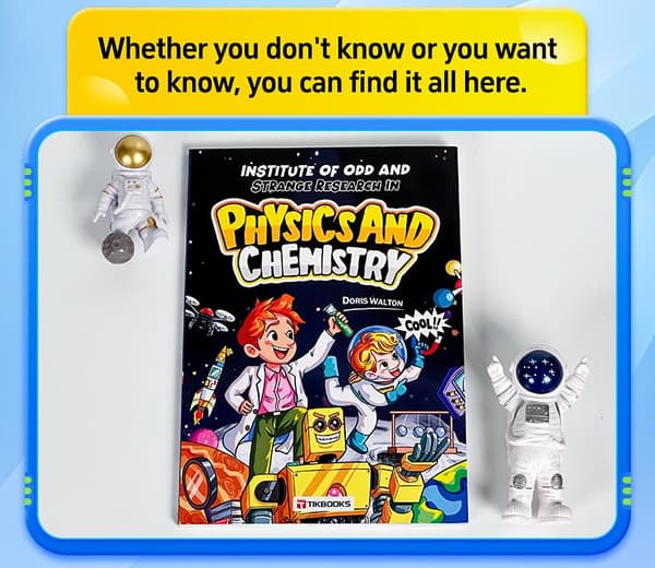 Comic Book Format for Teaching Math, Physics, and Chemistry, Designed to Stimulate Children's Interest in Learning