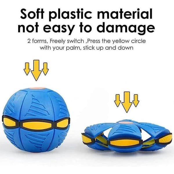 2026 Upgraded Bouncing Ball with LED Lights, Magic Metaball, Magic Flying Saucer, Bouncing Ball, Family Interaction (1 pc)