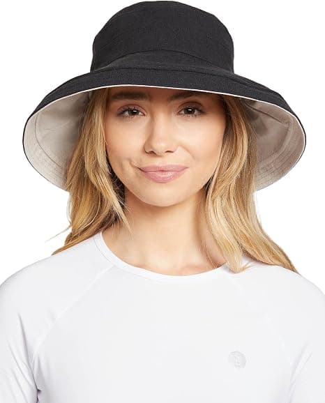 Holiday Sun Hat UPF50+ Packable UV Sun Protection Hat with Full Coverage Brim, Reversible