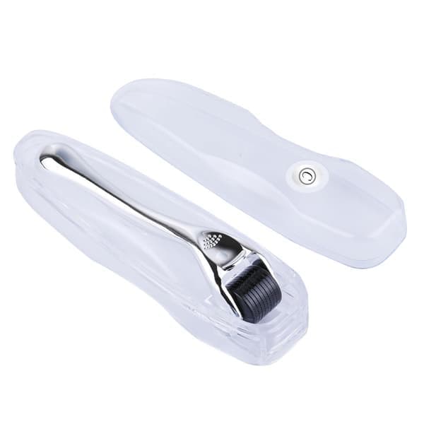 Professionel Derma Roller i Titanium – Microneedling til hjemmebrug, hudpleje til mænd og kvinder – 0,75 mm
