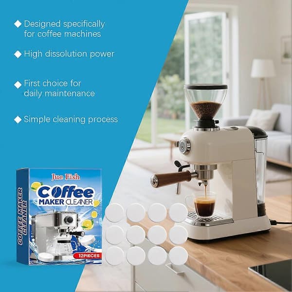 Descaling Tablets for Coffee Machine Coffee Grinder Descaling Solution Essential in the Kitchen