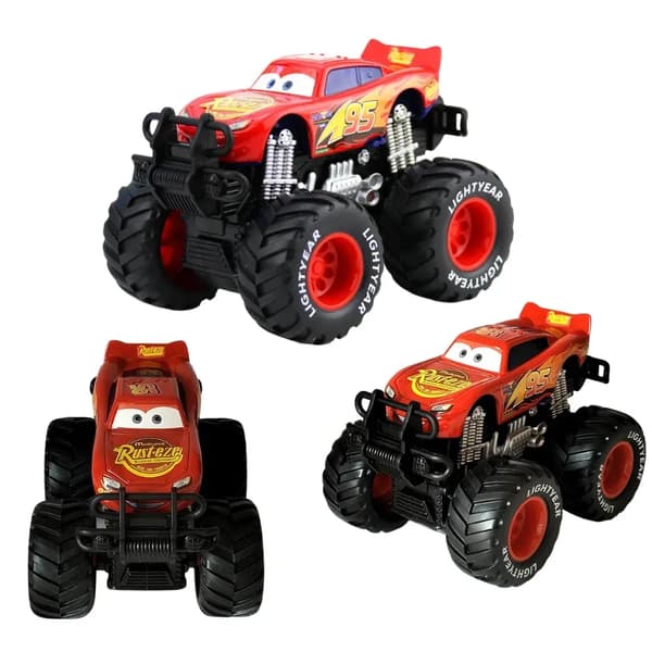 Disney Pixar Biler Bärgarn Lynet McQueen Jackson Storm Store Hjul Terrengkjøretøy Pullback Force Biler Modell Leker Bursdagsgaver B