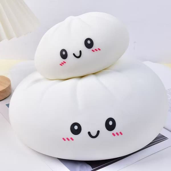 25 cm stor dumpling leksak - vita väskor, kuddar, soffa (utan bur) white 25cm