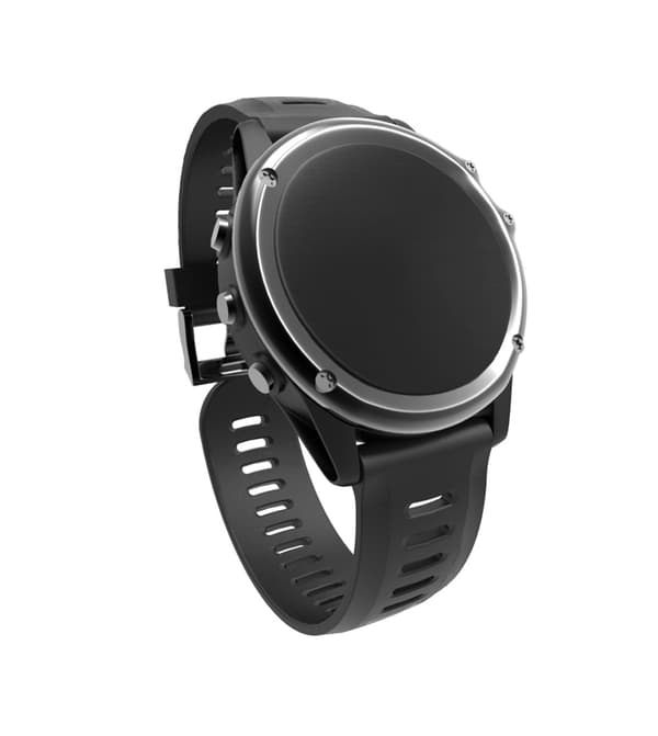 Armbånd til Garmin Fenix 3 HR/6X GPS/5X Sapphire/Descent MK1 Sort