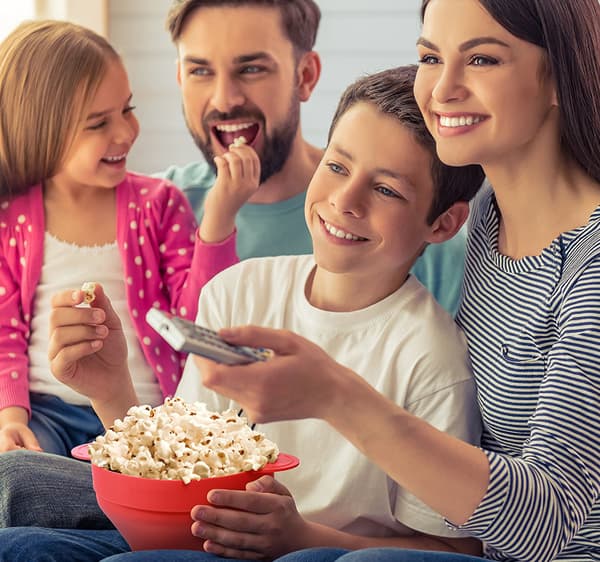 Hoppa Popcornskål i silikone, sort
