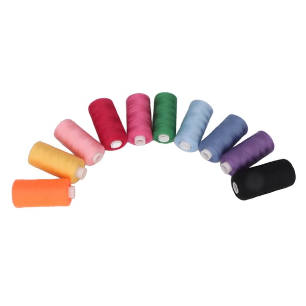 400 Yards Each Embroidery Thread 10 Pcs Craft DIY Durable Sewing Thread Colorful Thread for Clothes