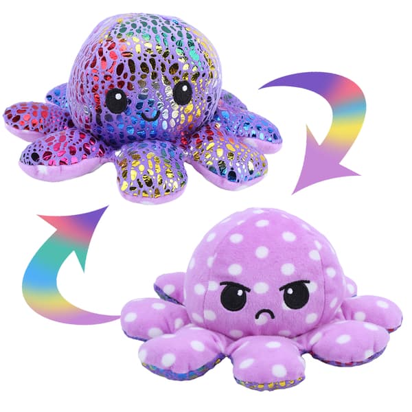 Octopus Doll Double-Sided Reversible Octopus Plush Toy Children Reversible Plush Toy #22 10 x 20cm