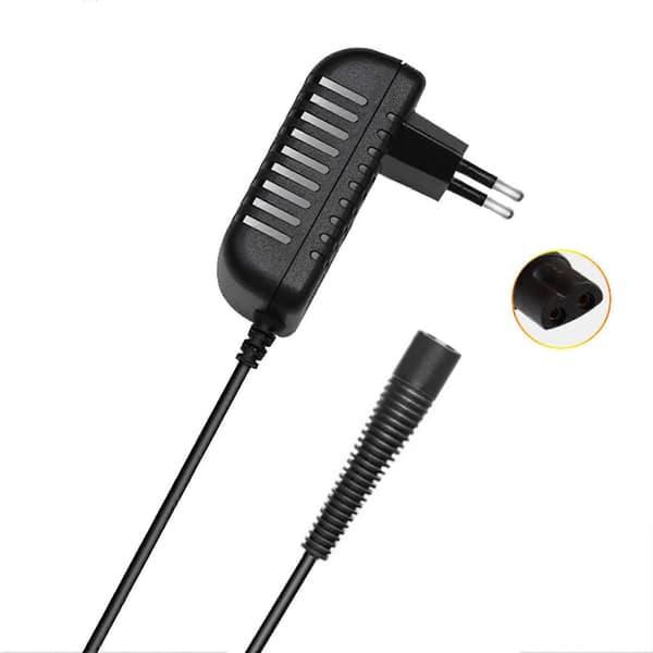 Oplader til Braun barbermaskine 12V/0.4A strømkabel serie 9/7/3/5/1