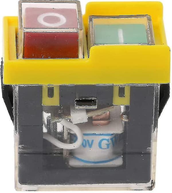 Kjd6 5e4 250v Waterproof Electromagnetic Switch Magnetic Start Button Power Off Protection Self-locking Switch Kjd20-hgbd