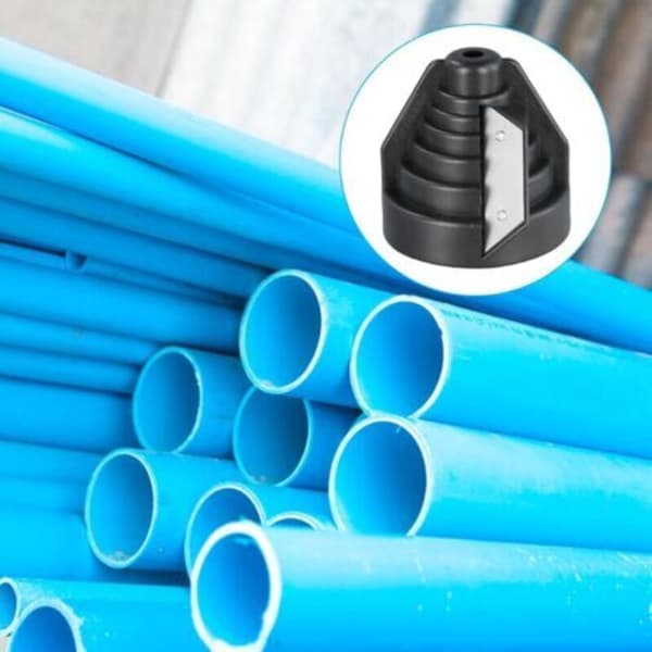 Fasningsværktøj til plastrør, 20-63 mm, højtydende stål, sort