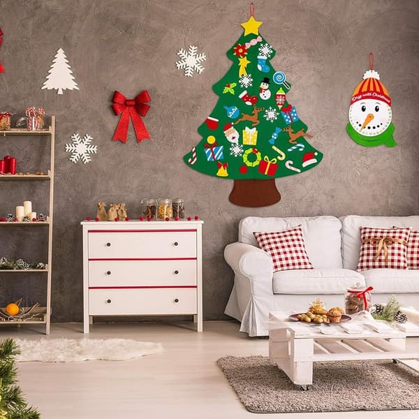 DIY filt julgran set plus snögubbe adventskalender - KLB