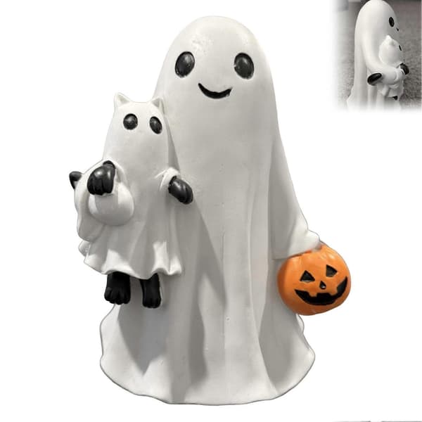 Søde Halloween Spøgelse Harpiks Landskabspleje Harpiks Ornamenter
