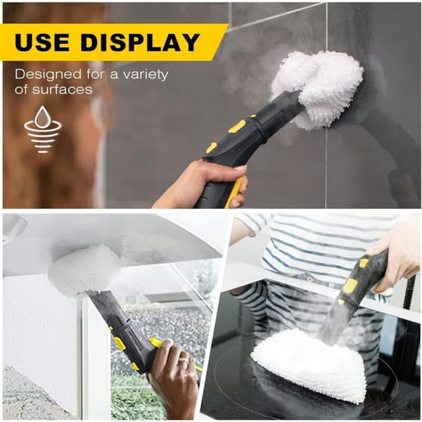 KEEPOW 8 Pcs Microfiber Cleaning Cloths for Kärcher, Accessory Hand Nozzle SC 1, SC2, SC3, SC4, SC5 Steam Cleaner