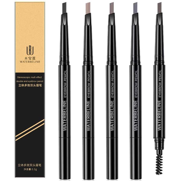 Double-Headed Eyebrow Pencil Three-Dimensional Multi Eyebrow Pencil Effect Sweat Anti N1g1 #5 0.3g