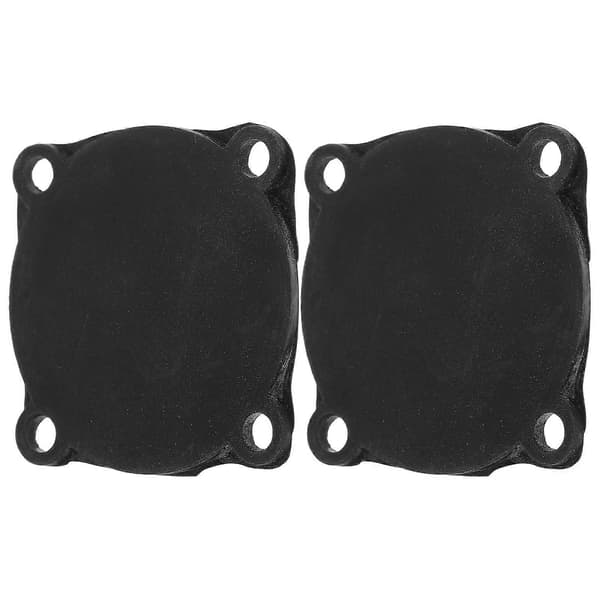 2 PCS Air Compressor Switch Pad Rubber Seals Turtle Shaped Cushion DIY Cutting Air Compressor Cylinder Head Rubber Seal Washers Black