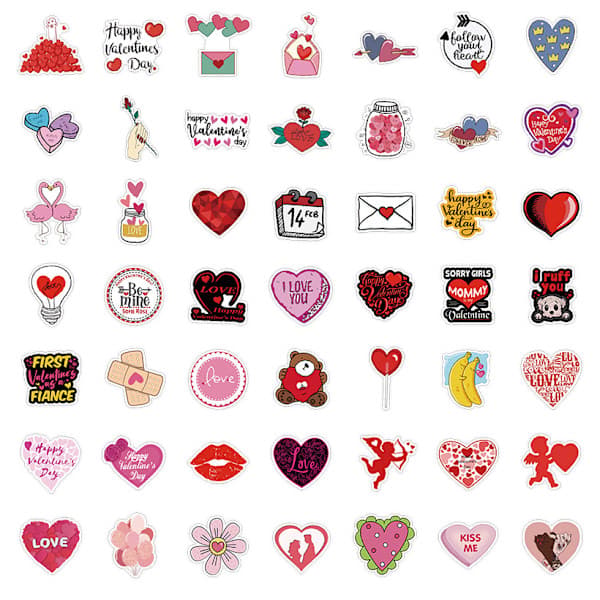 50 tarraa - Happy Graffiti Stickers D
