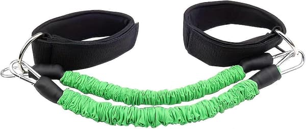 Drag Rope Resistance Band Training Equipment Rubber Band Leg Stretch Ankle Strap Unisex Green