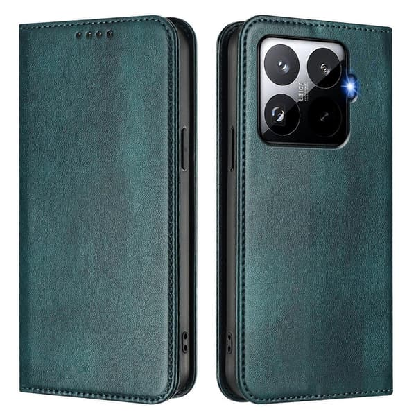 Pung Etui til Xiaomi 15T Pro Retro Tekstur Læder Telefon Cover