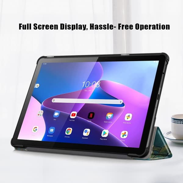 Lenovo Tab M10 (3:e generationen) Fodral Tri-fold Körsbärsblommor