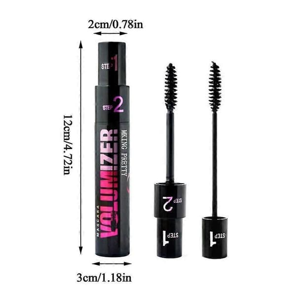 Dual-effect Mascara, Waterproof, Curling, Natural Korean Style, Beginner-Friendly
