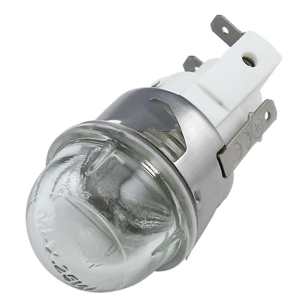 Oven Lamp Ceramic Base 25W Round Head/Flat Head Tempered Glass Voltage 25W flat angle