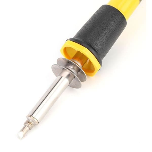 40W Electric Pyrography Pen - 400℃ Temperature Rubber Handle 5 Replaceable Tips 220V EU Plug