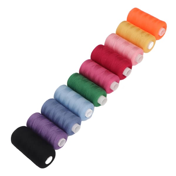 400 Yards Each Embroidery Thread 10 Pcs Craft DIY Durable Sewing Thread Colorful Thread for Clothes