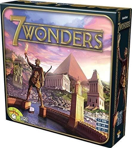 Perhetapaamisen lautapeli Seven Wonders Basics