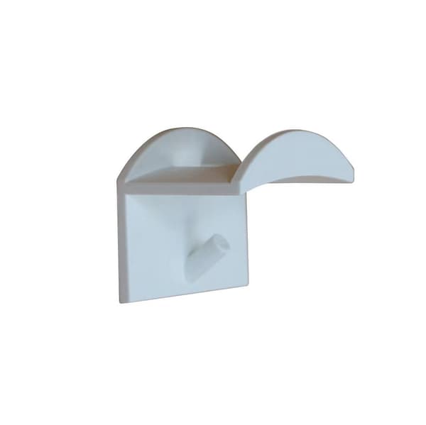 10 stk. hatteophængsarrangør - vægmonteret baseballkasketsholder, sort White