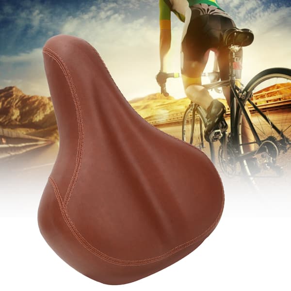7010 PVC Leather Shock-Absorbing Bicycle Saddle Thickened Widened Cushion for Electric Bicycle