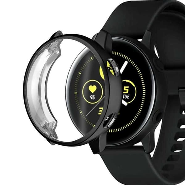 Full Coverage Case Samsung Galaxy Active 2 44mm Tempered Glass 9H Transparent Transparent transparent