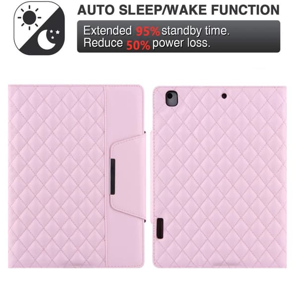 Til iPad 10.2 (2021)/(2020)/(2019) Foldbart etui - Rosa Rosa pink