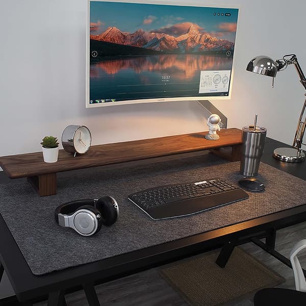 Large Felt Keyboard and Mouse Pad, 900x400x30mm, Felt Desk Mat/Table Pad