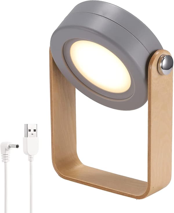 Foldable LED Touch Lamp, Foldable Telescopic Night Light, Table Lamp Grey