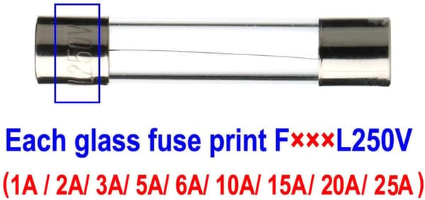 126 st glasrörssäkringar, 6 x 30 mm glaspatronssäkringar, snabba bilsäkringar, snabba glasrörssäkringar (AMP 1A 2A 3A 5A 6A 10A 15A 20A 25A)