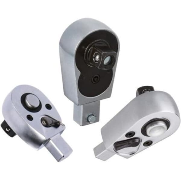 Ratcheting Torque Head, Reversible Ratchet with Interchangeable Head. Square Drive Torque Wrench Designed for Control Applications (12.7mm)
