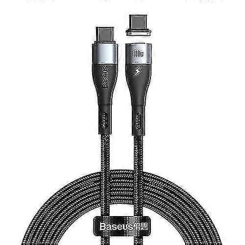 Baseus Catxc-q01 Zinc Magnetic Series 100W PD USB-C / Type-C til USB-C / Type-C Hurtigladekabel