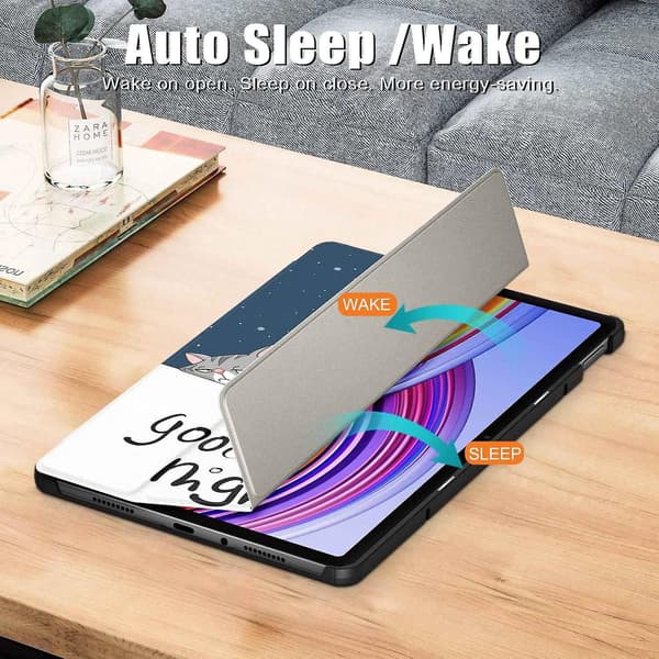 Malet læder smart cover til Xiaomi Redmi Pad Pro 12.1 Multicolor