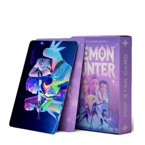 55 K-Pop Demon Hunter Anime Lomo-kort