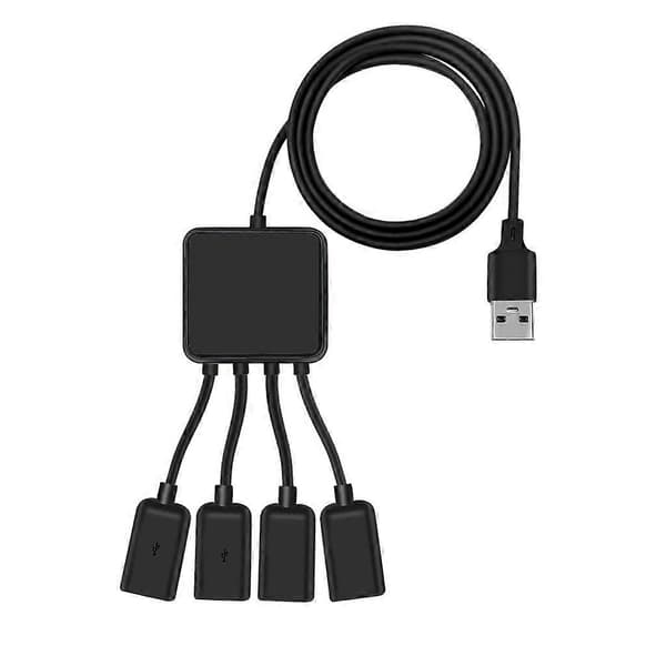 USB-hub 4-porter USB 2.0-adapter USB-splitter 4-porter USB-utvider USB-adapter