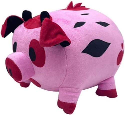 16CM Helluva Boss Fat Nuggets Gris Gosedjur Docka Hazbin Hotel Anime Samling Pink