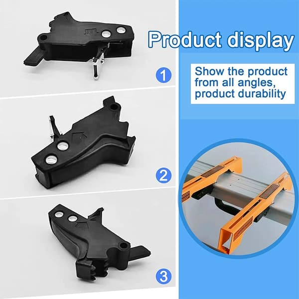 2 Pieces Dewalt DW7231 Miter Saw Mounting Bracket Clamps with Mounting Brackets