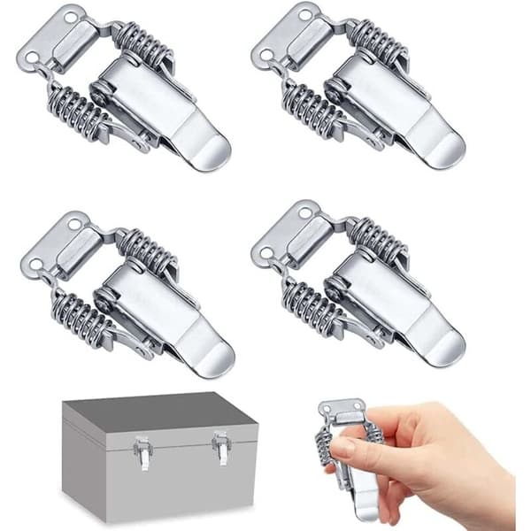 PCS Stainless Steel Spring Latch Toggle Clamp Lever Latch for Suitcase, Drawer Toolbox Medical