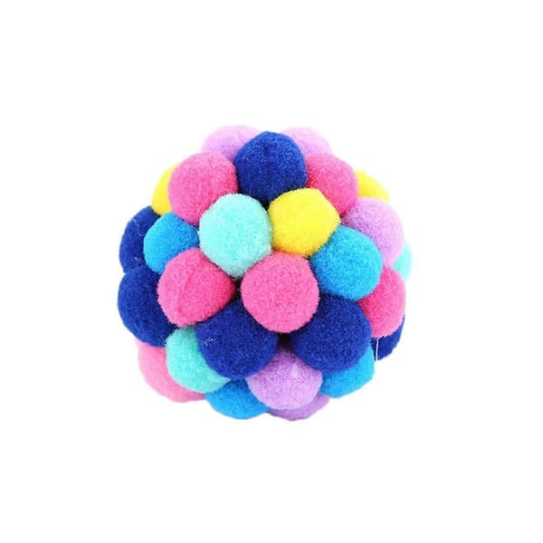 Cat Jumping Ball: Plastic Bell Balls, Random Interactive Toy for Kittens, Promotes Movement