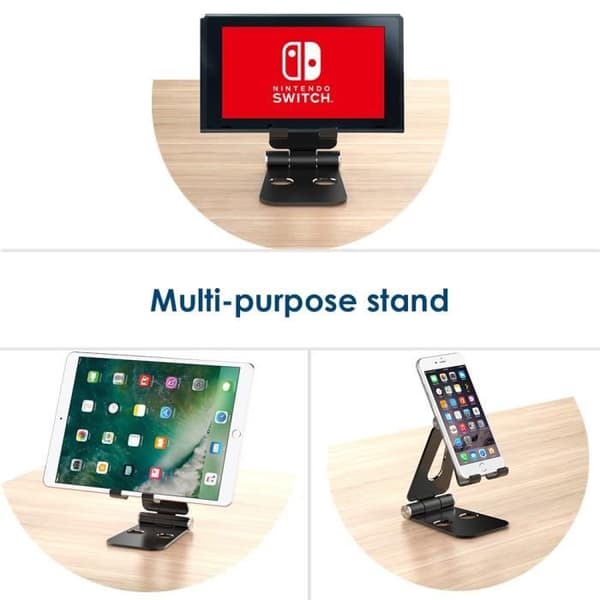 Mobiltelefonstativ, tabletstativ, mobiltelefonbasstativ, foldbart - 1 stk