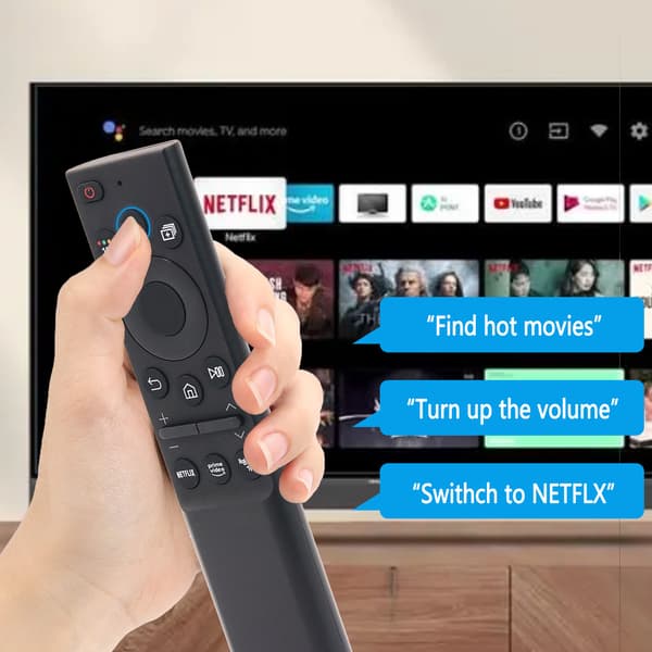 Samsung Smart TV Remote Control with Voice Control BN59-01357D Compatible Black black