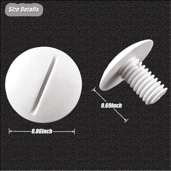 C55 Plastic Replacement Wheel with Screws, Compatible Polaris C-55, 180 280 Plastic Screws