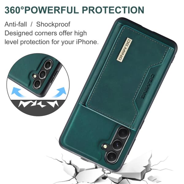 DG.MING Compatible with Galaxy A36 5G/A56 5G 2-in-1 Case with Detachable Card Slot