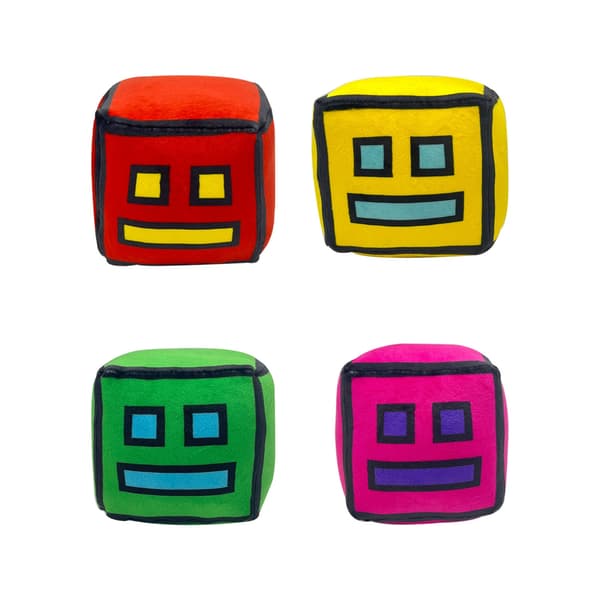 Geometry Dash Geometry Dash Pehmolelu Pelin Oheistarvike Nukke (Punainen)