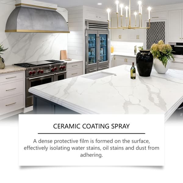 Ceramic Coating Spray Kit: Kitchen & Bathroom Floor Tile Restoration – Cleaning, Protection, Brightening & Care